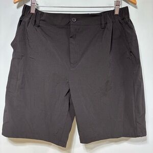 CooRun Mens Black Athletic Performance Shorts Size L NWT Elastic Waist  #373‎